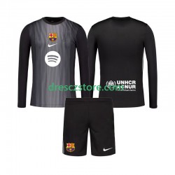 FC Barcelona Brankářské Alternativní Dres 2025-2026 Dlouhý rukáv Děti Fotbalové Dresy