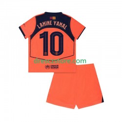 FC Barcelona Lamine Yamal 10 UCL Alternativní Dres 2025-2026 Krátký rukáv Děti Fotbalové Dresy
