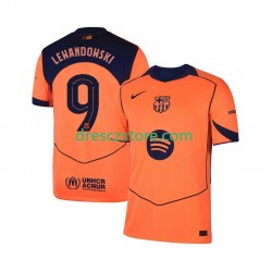 FC Barcelona Robert Lewandowski 9 UCL Alternativní Dres 2025-2026 Krátký rukáv Muže Fotbalové Dresy
