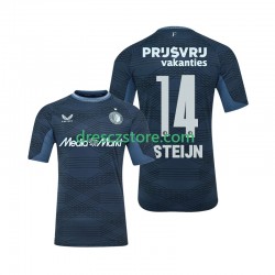 Feyenoord Rotterdam Sem Steijn 14 Venkovní Dres 2025-2026 Krátký rukáv Muže Fotbalové Dresy