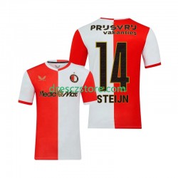 Feyenoord Rotterdam Sem Steijn 14 Domácí Dres 2025-2026 Krátký rukáv Muže Fotbalové Dresy
