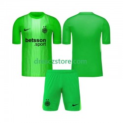 Inter Milán Brankářské Alternativní Dres 2025-2026 Krátký rukáv Děti Fotbalové Dresy
