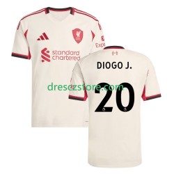Liverpool Diogo Jota 20 Venkovní Dres 2025-2026 Krátký rukáv Muže Fotbalové Dresy