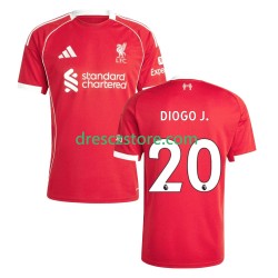 Liverpool Diogo Jota 20 Domácí Dres 2025-2026 Krátký rukáv Muže Fotbalové Dresy