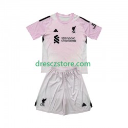 Liverpool Brankářské Alternativní Dres 2025-2026 Krátký rukáv Děti Fotbalové Dresy