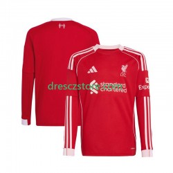Liverpool Domácí Dres 2025-2026 Dlouhý rukáv Muže Fotbalové Dresy