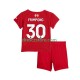 Liverpool Jeremie Frimpong 30 Domácí Dres 2025-2026 Krátký rukáv Děti Fotbalové Dresy