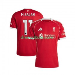 Liverpool Mohamed Salah 11 Domácí Dres 2025-2026 Krátký rukáv Muže Fotbalové Dresy