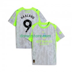 Manchester City Erling Haaland 9 Alternativní Dres 2025-2026 Krátký rukáv Muže Fotbalové Dresy