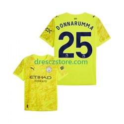 Manchester City Gianluigi Donnarumma 25 Brankářské Alternativní Dres 2025-2026 Krátký rukáv Muže Fotbalové Dresy