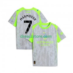 Manchester City Omar Marmoush 7 Alternativní Dres 2025-2026 Krátký rukáv Muže Fotbalové Dresy