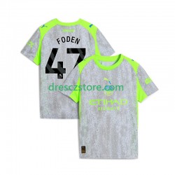 Manchester City Phil Foden 47 Alternativní Dres 2025-2026 Krátký rukáv Muže Fotbalové Dresy