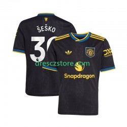 Manchester United Benjamin Sesko 30 Alternativní Dres 2025-2026 Krátký rukáv Muže Fotbalové Dresy
