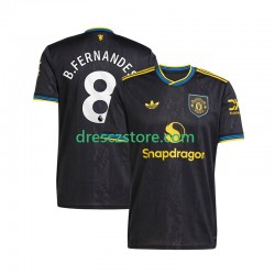 Manchester United Bruno Fernandes 8 Alternativní Dres 2025-2026 Krátký rukáv Muže Fotbalové Dresy