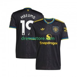 Manchester United Bryan Mbeumo 19 Alternativní Dres 2025-2026 Krátký rukáv Muže Fotbalové Dresy