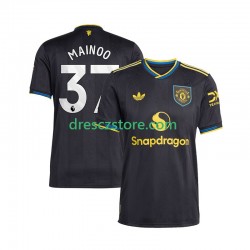 Manchester United Kobbie Mainoo 37 Alternativní Dres 2025-2026 Krátký rukáv Muže Fotbalové Dresy