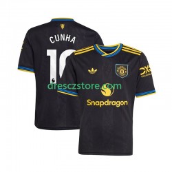 Manchester United Matheus Cunha 10 Alternativní Dres 2025-2026 Krátký rukáv Muže Fotbalové Dresy