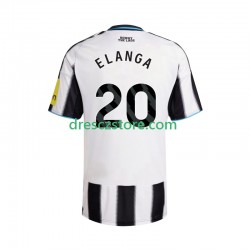Newcastle United Elanga 20 Domácí Dres 2025-2026 Krátký rukáv Muže Fotbalové Dresy