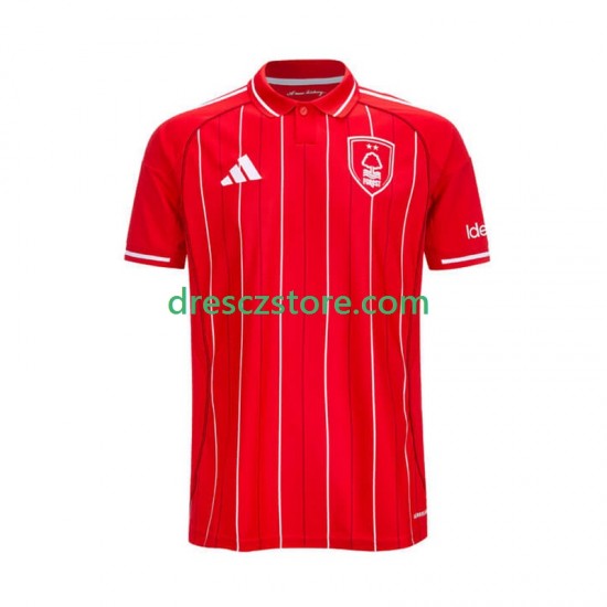 Nottingham Forest Domácí Dres 2025-2026 Krátký rukáv Muže Fotbalové Dresy