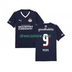 PSV Eindhoven Ricardo Pepi 9 Venkovní Dres 2025-2026 Krátký rukáv Muže Fotbalové Dresy