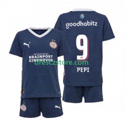 PSV Eindhoven Ricardo Pepi 9 Venkovní Dres 2025-2026 Krátký rukáv Děti Fotbalové Dresy