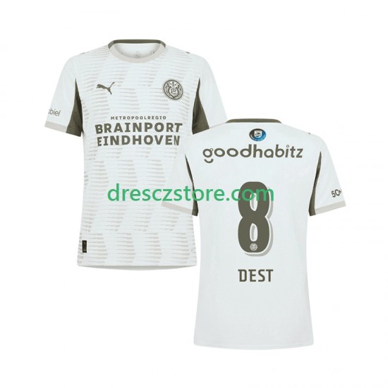 PSV Eindhoven Sergino Dest 8 Alternativní Dres 2025-2026 Krátký rukáv Muže Fotbalové Dresy