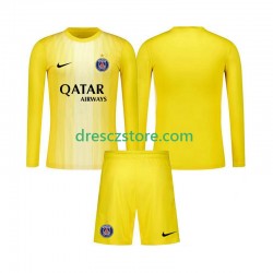 Paris Saint-Germain Brankářské Alternativní Dres 2025-2026 Dlouhý rukáv Děti Fotbalové Dresy