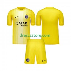 Paris Saint-Germain Brankářské Alternativní Dres 2025-2026 Krátký rukáv Děti Fotbalové Dresy