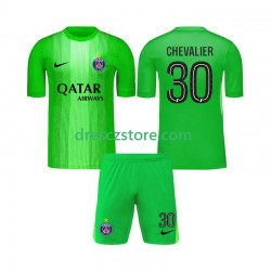 Paris Saint-Germain Lucas Chevalier 30 Brankářské Venkovní Dres 2025-2026 Krátký rukáv Děti Fotbalové Dresy