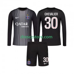 Paris Saint-Germain Lucas Chevalier 30 Brankářské Domácí Dres 2025-2026 Dlouhý rukáv Děti Fotbalové Dresy