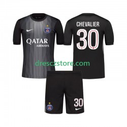 Paris Saint-Germain Lucas Chevalier 30 Brankářské Domácí Dres 2025-2026 Krátký rukáv Děti Fotbalové Dresy