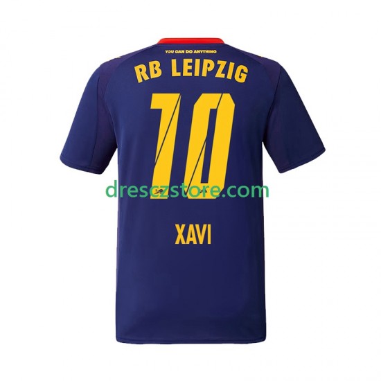 RB Leipzig Xavi Simons 10 Venkovní Dres 2025-2026 Krátký rukáv Muže Fotbalové Dresy