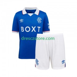 Rangers Domácí Dres 2025-2026 Krátký rukáv Děti Fotbalové Dresy