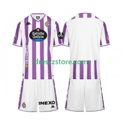 Real Valladolid Domácí Dres 2025-2026 Krátký rukáv Děti Fotbalové Dresy