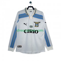 Lazio Řím 2000 Retro Venkovní Dres 1999 Dlouhý rukáv Muže Fotbalové Dresy