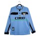Lazio Řím Retro Domácí Dres 1998 1999 Dlouhý rukáv Muže Fotbalové Dresy