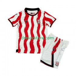 Stoke City Domácí Dres 2025-2026 Krátký rukáv Děti Fotbalové Dresy