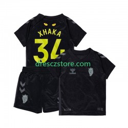 Sunderland Granit Xhaka 34 Alternativní Dres 2025-2026 Krátký rukáv Děti Fotbalové Dresy