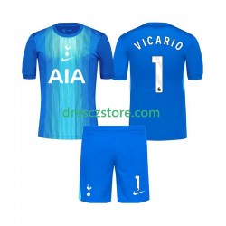 Tottenham Hotspur Guglielmo Vicario 1 Brankářské Venkovní Dres 2025-2026 Krátký rukáv Děti Fotbalové Dresy
