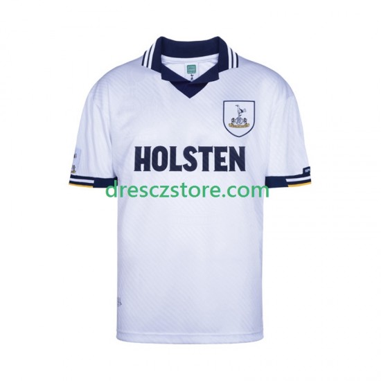 Tottenham Hotspur Retro Domácí Dres 1994 Krátký rukáv Muže Fotbalové Dresy