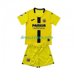Villarreal CF Domácí Dres 2025-2026 Krátký rukáv Děti Fotbalové Dresy