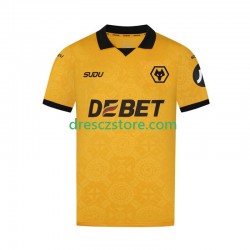 Wolverhampton Wanderers Domácí Dres 2025-2026 Krátký rukáv Muže Fotbalové Dresy