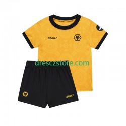 Wolverhampton Wanderers Domácí Dres 2025-2026 Krátký rukáv Děti Fotbalové Dresy