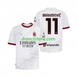 AC Milán Ibrahimović 11 Venkovní Dres 2026-2027 Krátký rukáv Muže Fotbalové Dresy
