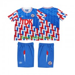 AFC Ajax 1989 1990 Retro Venkovní Dres Dlouhý rukáv Děti Fotbalové Dresy