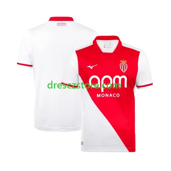 AS Monaco Domácí Dres 2026-2027 Krátký rukáv Muže Fotbalové Dresy