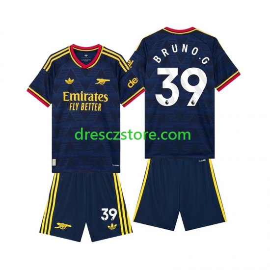 Arsenal Bruno Guimaraes 39 Venkovní Dres 2026-2027 Krátký rukáv Děti Fotbalové Dresy