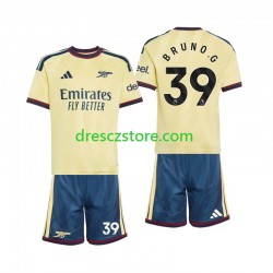 Arsenal Bruno Guimaraes 39 Alternativní Dres 2026-2027 Krátký rukáv Děti Fotbalové Dresy