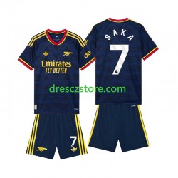 Arsenal Bukayo Saka 7 Venkovní Dres 2026-2027 Krátký rukáv Děti Fotbalové Dresy