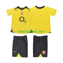 Arsenal 2005 Retro Venkovní Dres 2006 Krátký rukáv Děti Fotbalové Dresy
